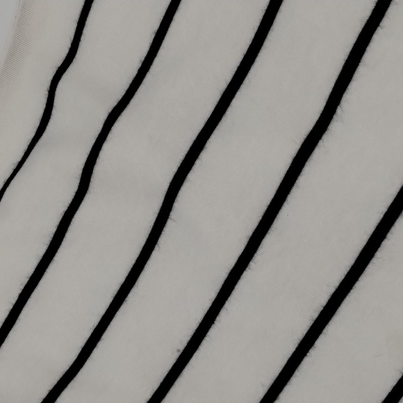 Altar'd State women's small black and white striped long sleeve lined top - Picture 11 of 11